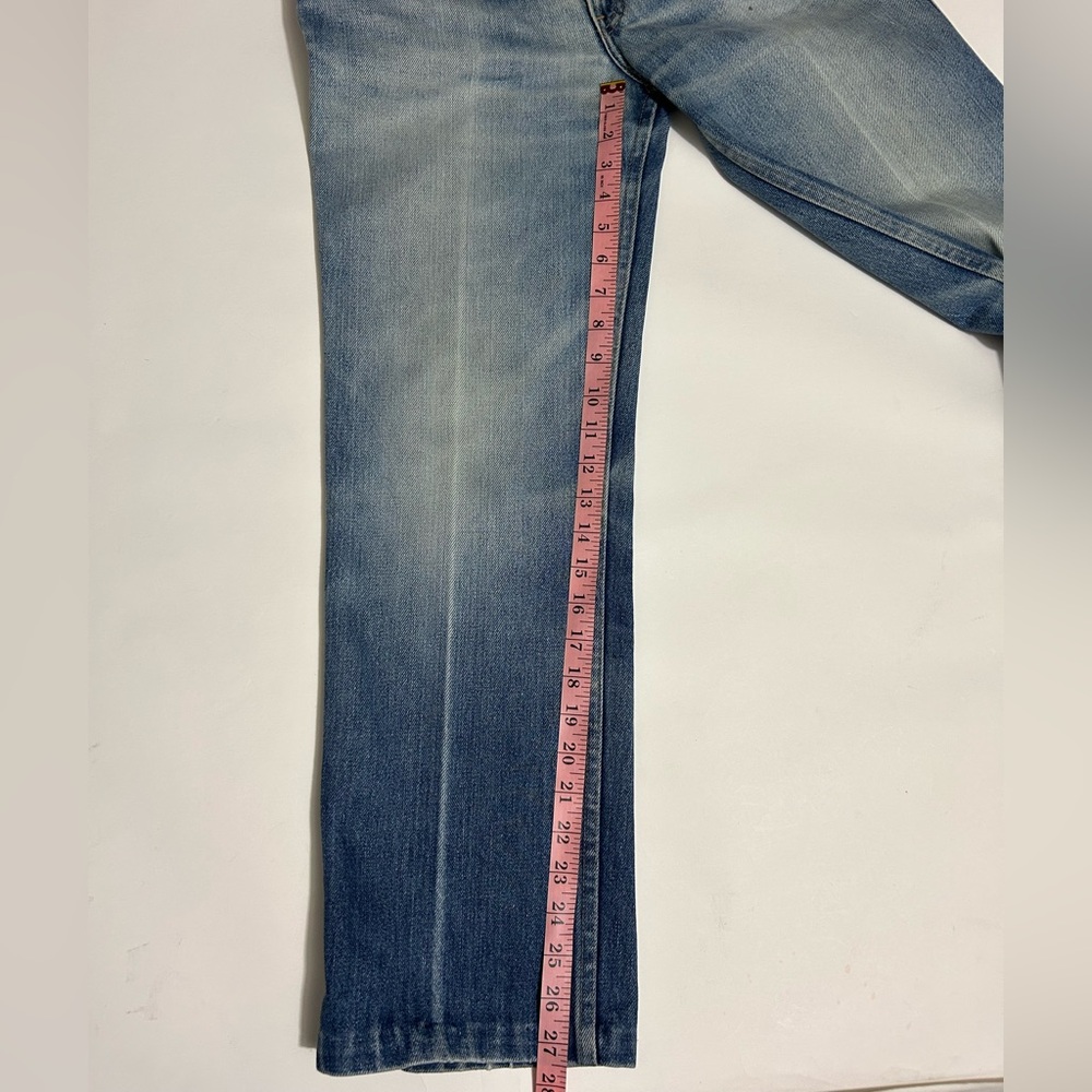Rare Vintage Levi’s 70s Women’s Mom  Orange Label Movin On’ Jeans 28x28 - Picture 13 of 16